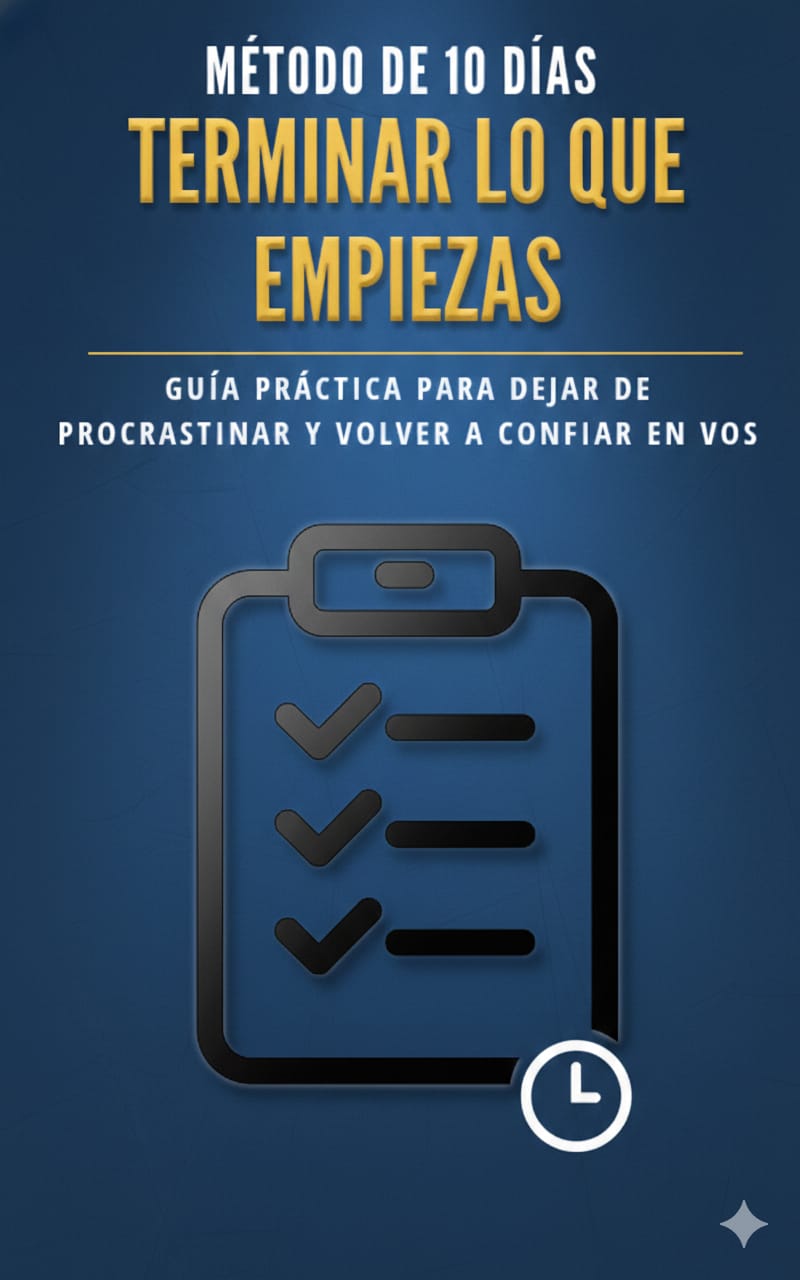 MÉTODO DE 10 DÍAS - TERMINAR LO QUE EMPIEZAS